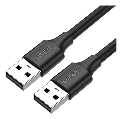 Cable Usb 2,0 Premium Macho A Macho 1,5m Carga Y Dato Ugreen Negro