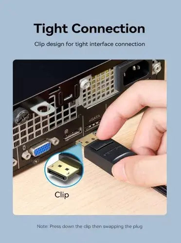 Cable Displayport Dp A Hdmi 4k Trenzado 2 M Vention