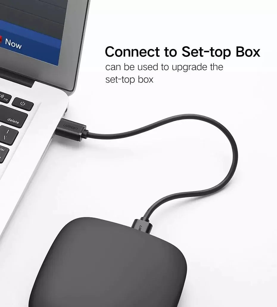 Cable Usb Permium Macho A Macho 0,5m Carga Y Dato Ugreen Negro