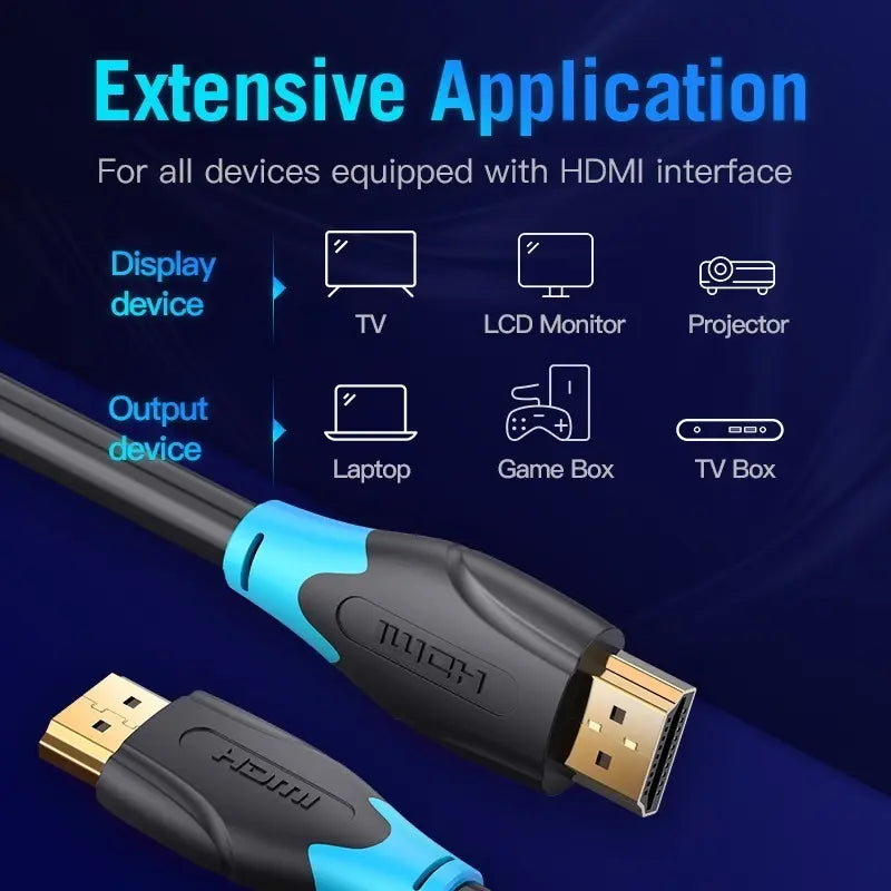 Cable Hdmi 2,0 3d Arc Certificado 4k 15 Mts 18 Gbps Vention