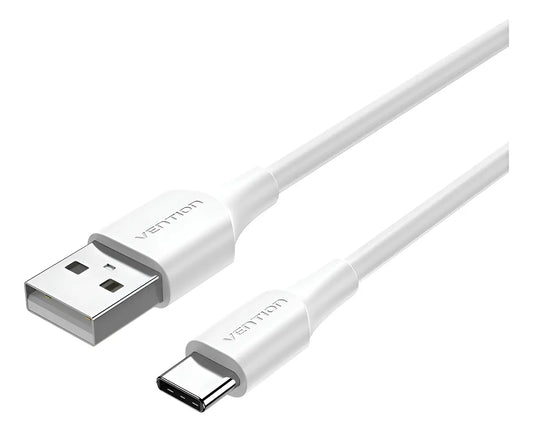 Cable Usb A Usb-c 3a 480mbps Datos Y Carga 3m Vention Negro
