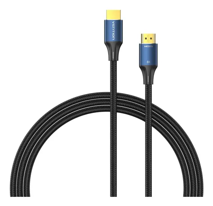 Cable Hdmi 2,1 Mallado 8k 60hz Earc 3d Hdr 3m Vention