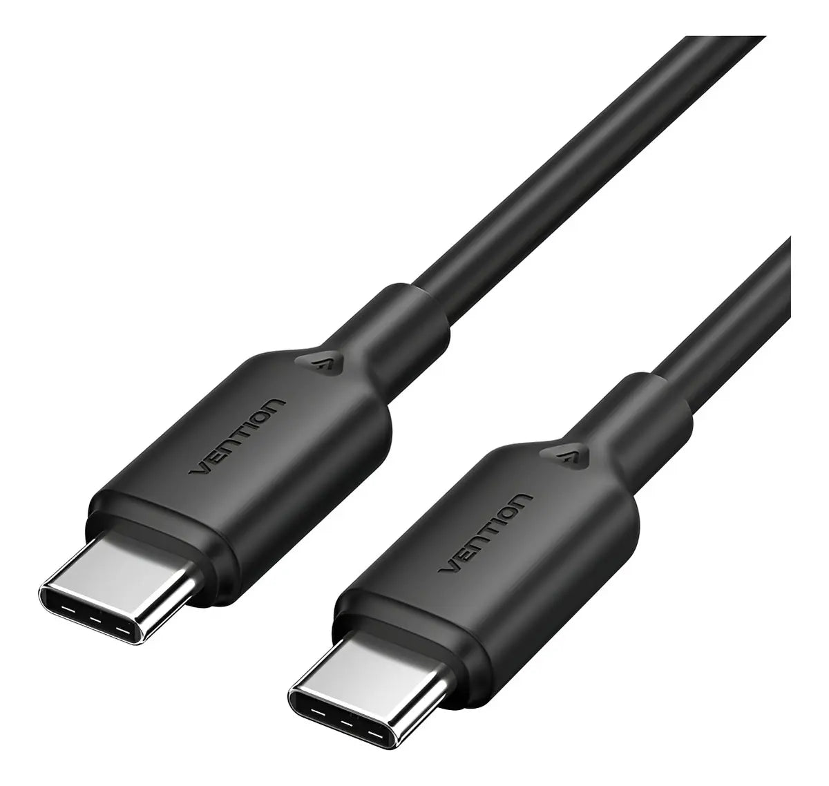Cable Usb C Carga Rapida Vention 60w 3a 2 Metros Negro