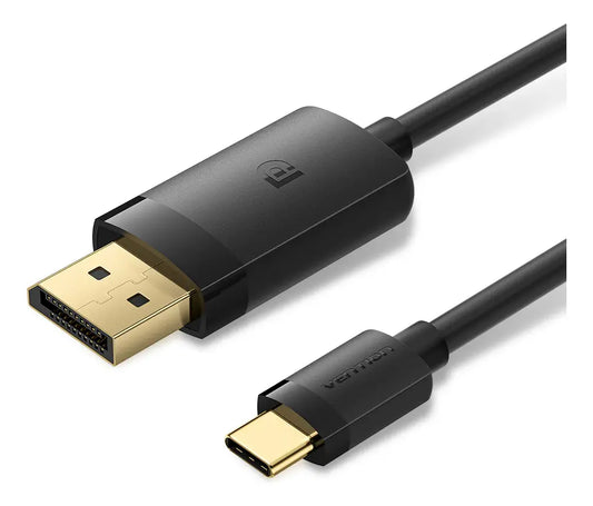 Cable Usb C A Display Port 2 M 4k 60hz Vention Negro