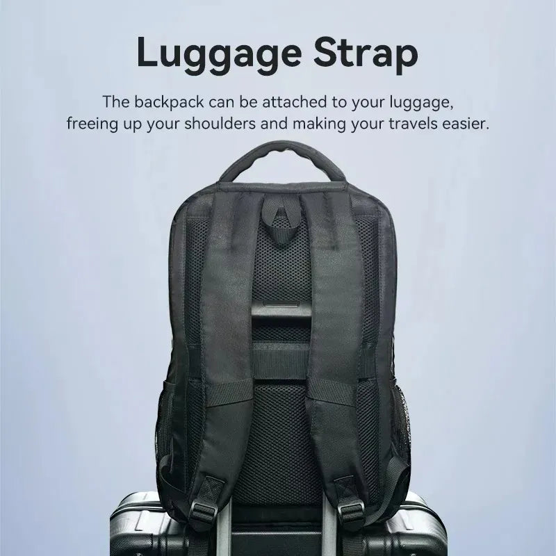 Mochila Para Notebook 15,6 Ejecutiva Resistente Agua Vention - Negro - Liso