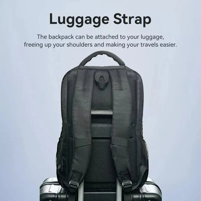 Mochila Para Notebook 15,6 Ejecutiva Resistente Agua Vention - Negro - Liso
