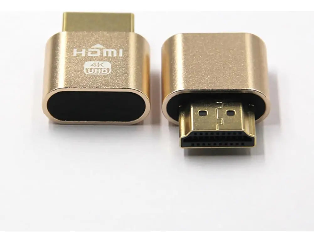 Hdmi Dummy Plug 4k Display Emulador Cripto Minera Rig Evox