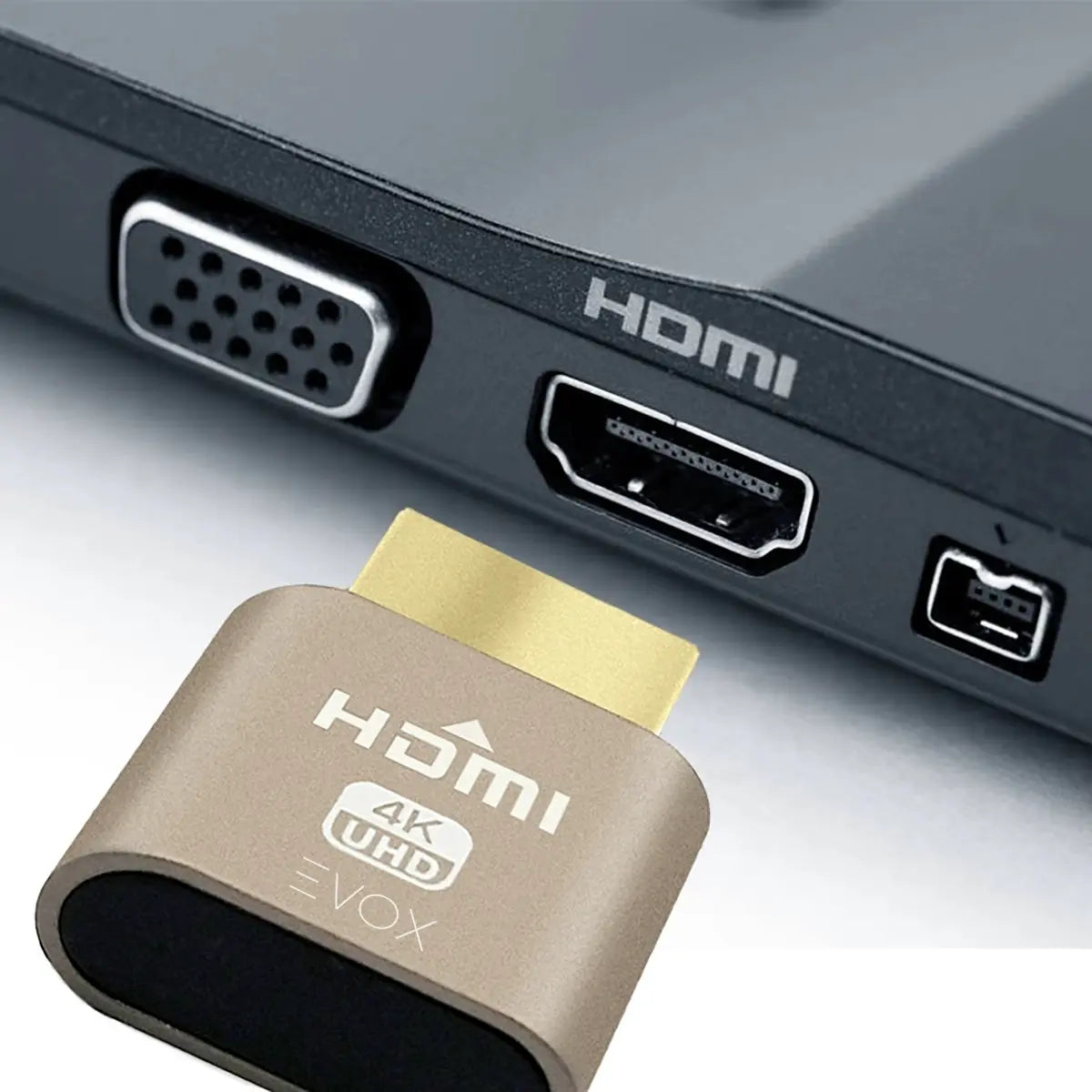Hdmi Dummy Plug 4k Display Emulador Cripto Minera Rig Evox
