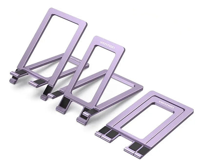 Soporte Para Celular Y Tablet Aluminio Plegable Azul Vention