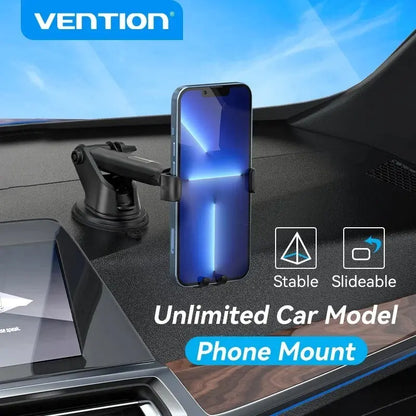 Soporte De Celular Para Auto Con Brazo Y Ventosa Vention