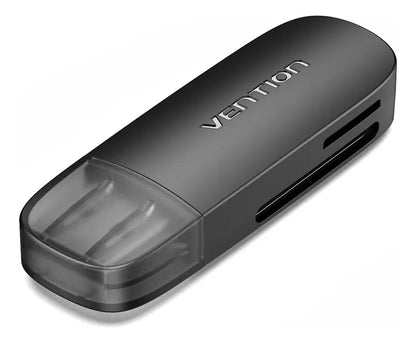 Lectora De Tarjeta - 2 En 1 - Usb 3,0 Sd Tf - Dual - Vention