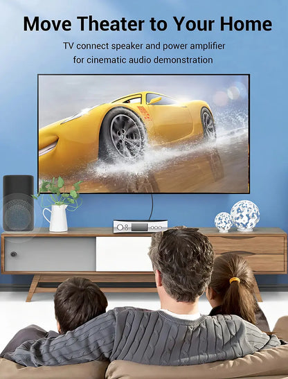 Cable Optico Trenzado Audio Digital Fibra Plug 2m Vention