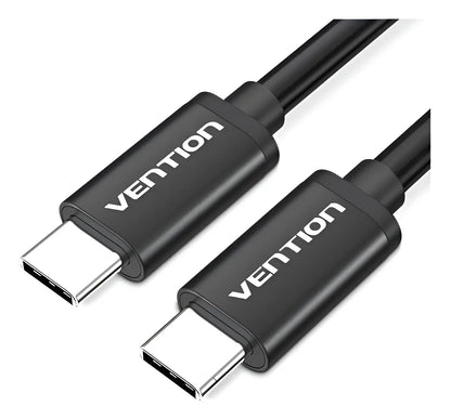 Cable Premium Usb Tipo C A Usb Tipo C - 1 Metro Vention Negro