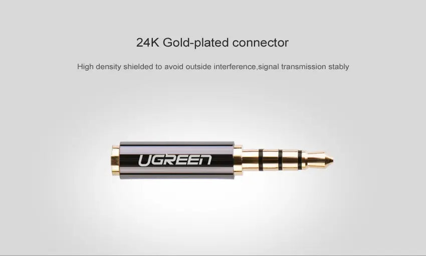 Adaptador De Audio Jack 2,5mm A Jack 3,5 Mm Hembra - Ugreen