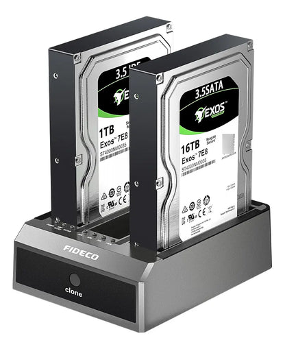 Docking Station 3 Bahias Clonador Ide Sata Hdd Ssd Fideco