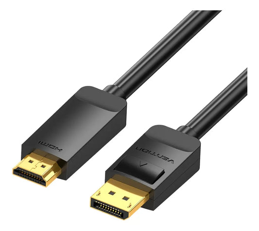 Cable Display Port A Hdmi 2 Metros 4k 30hz Full Hd Vention