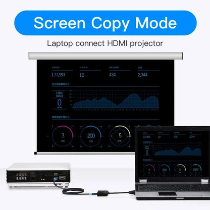 Cable Adaptador Vga Macho A Hdmi 15cm Vention