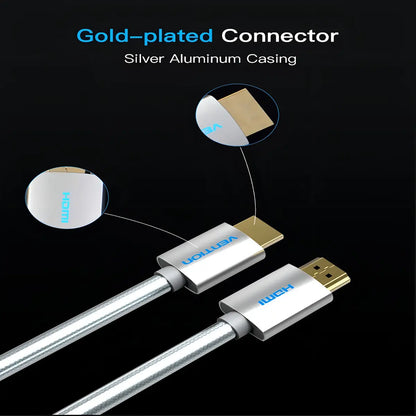 Cable Hdmi 2,0 Premium Cert 4k 1 Mt 18gbps 50/60 Vention