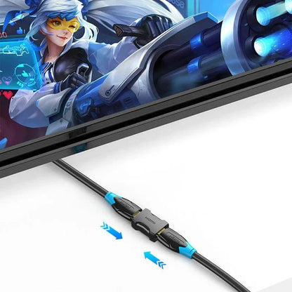 Adaptador X2 Cable Hdmi Hembra A Hembra Prolongador Vention