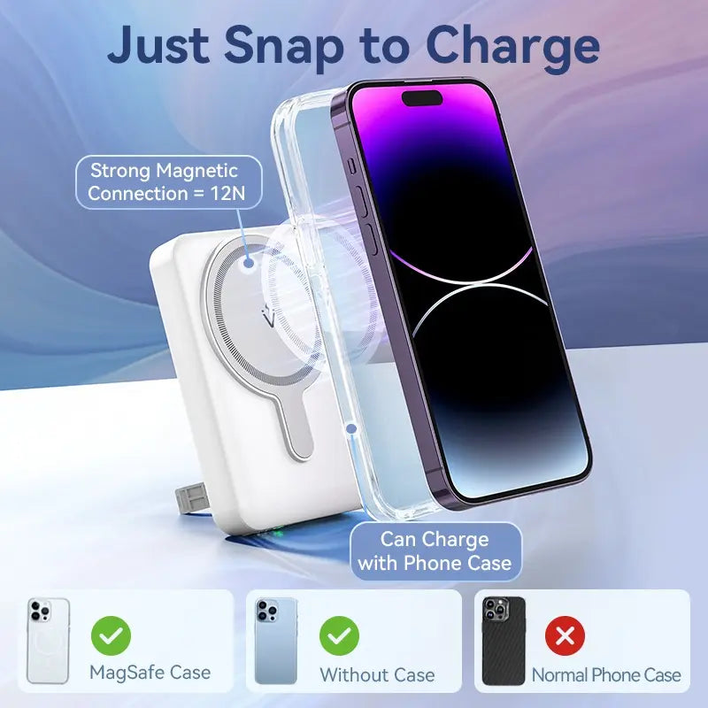 Power Bank Portatil Magnetico Cargador 10000mah Vention