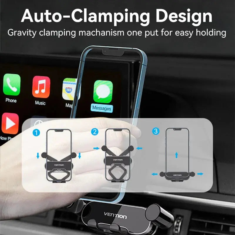 Soporte De Celular Auto Extensible Aire Acondicionado Vention