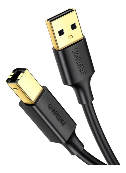Cable Para Impresora Usb A Usb Tipo B 5m Blindado Ugreen Negro