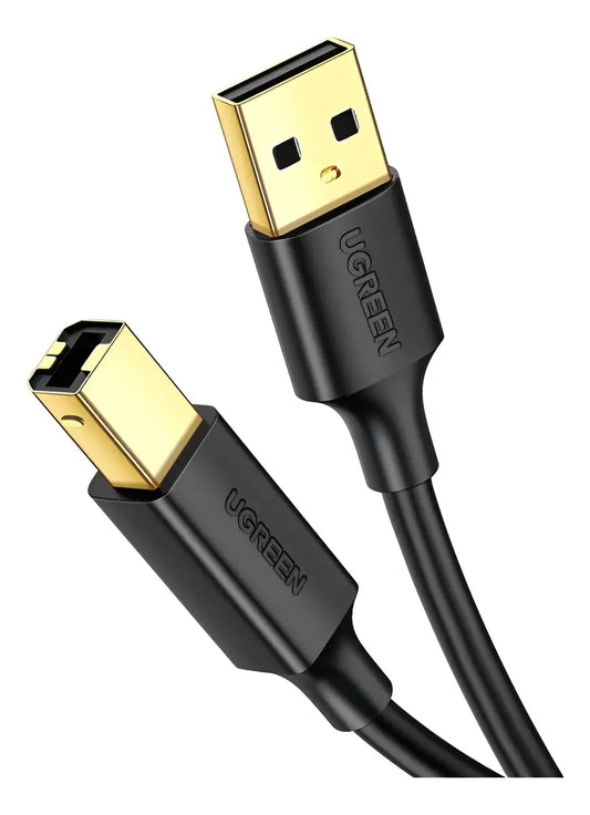 Cable Para Impresora Usb A Usb Tipo B 5m Blindado Ugreen Negro
