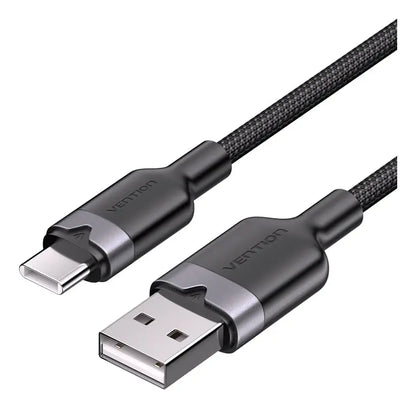 Cable Usb 2,0 A Usb C 3a 60w 480mbps 1 Metro Vention Negro