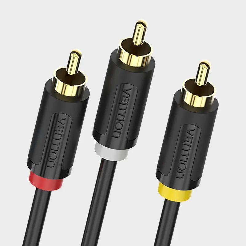 Cable Rca Av Premium Audio Y Video 3x3 2 Metros Vention