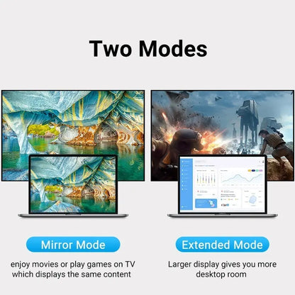 Adaptador Usb-c A Hdmi Uhd 4k 60hz Pc Mac Celular Vention