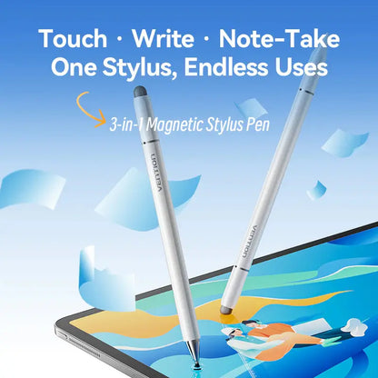 Pencil Lapiz Optico Vention 3en1 Para Samsung Apple Android