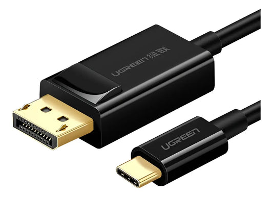 Cable Adaptador Usb-c A Displayport Dp 4k Negro 1,5m Ugreen Negro
