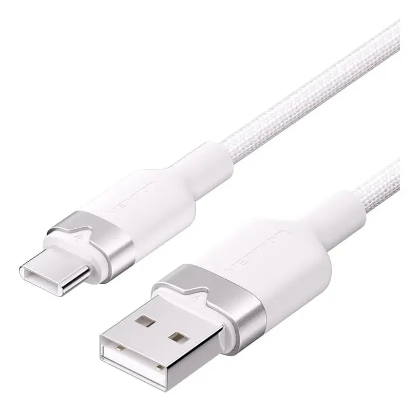 Cable Usb 2,0 A Usb C Blanco Carga Rapida 3a 2m Vention Blanco