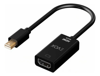 Cable Adaptador Hdmi A Mini Display Port Evox Negro