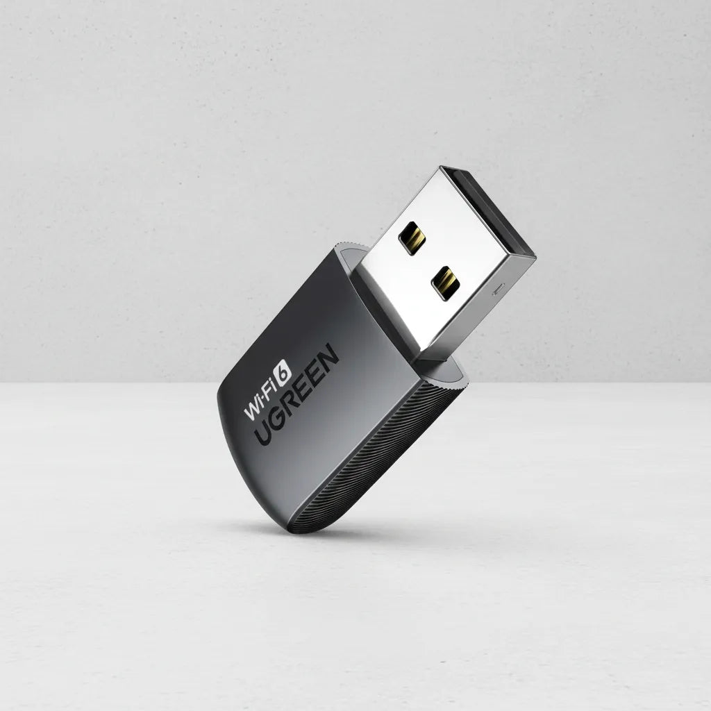 Adaptador Wifi Usb Receptor De Señal Pc Notebook 5ghz Ugreen