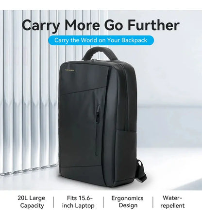 Mochila Porta Notebook / Laptop 15,6 Ipx4 20 Litros Vention Negro Liso