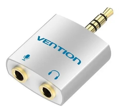 Adaptador Jack 3,5 Mm A Audio Y Microfono Auricular Vention