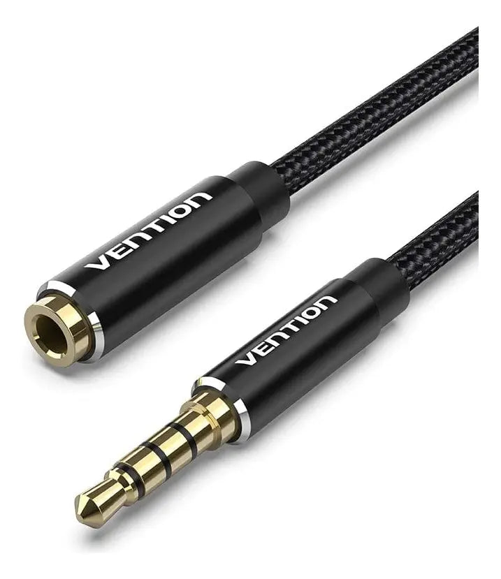 Cable Extensor Audio 3,5mm Macho A Hembra Micro 0,5m Vention