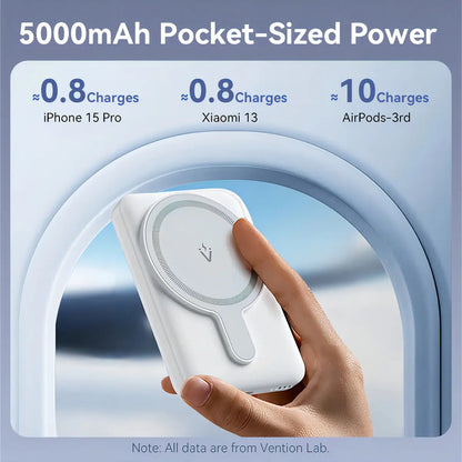 Power Bank Portatil Magnetico Cargador 5000mah Vention