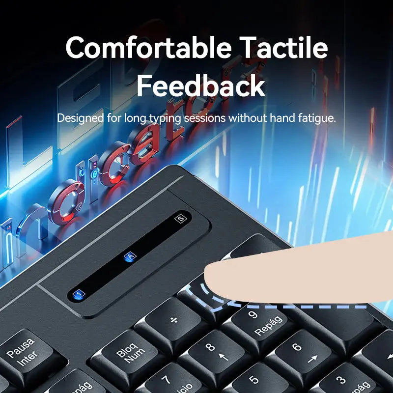 Kit Combo Teclado Y Mouse Silencioso Usb Español Vention Negro Negro