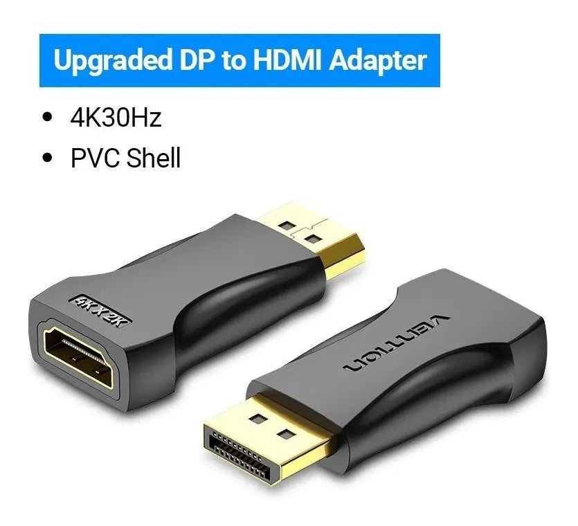 Adaptador Conversor Display Port A Hdmi Hembra 4k Vention