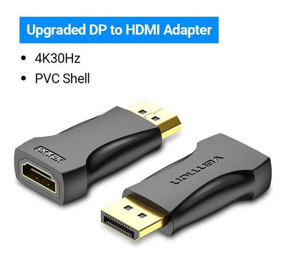 Adaptador Conversor Display Port A Hdmi Hembra 4k Vention