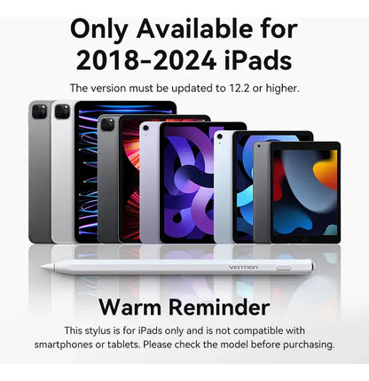 Lápiz Tactil Optico Usb C 9 Horas Aluminio Para iPad Vention
