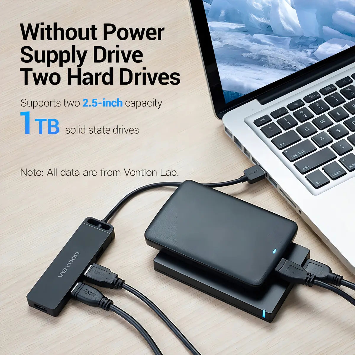 Hub Adaptador Multipuerto 4 En 1 Usb 2,0 Vention Negro