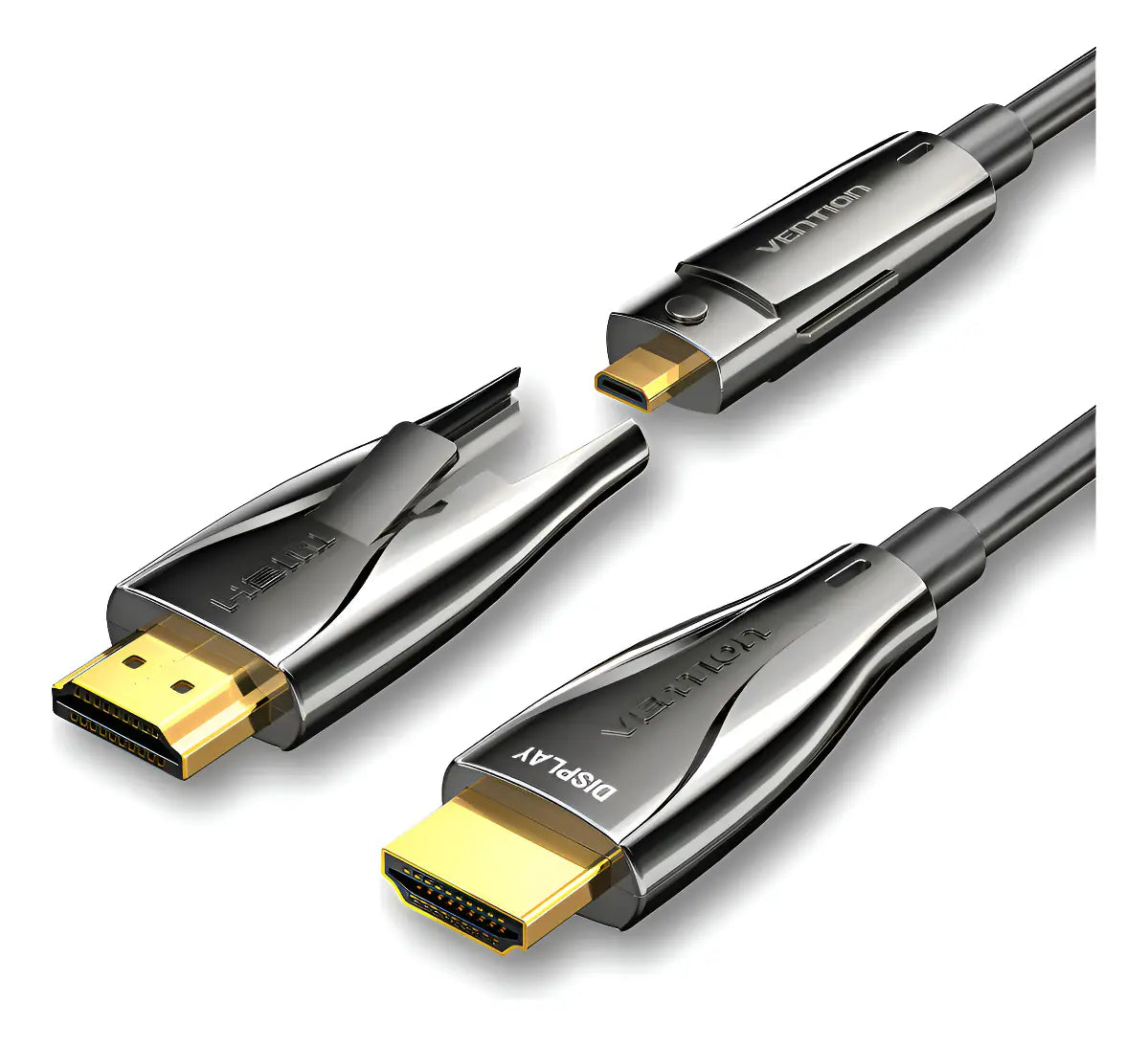 Cable Hdmi Fibra Optica Desmontable 20 Micro Hdmi 4k Vention