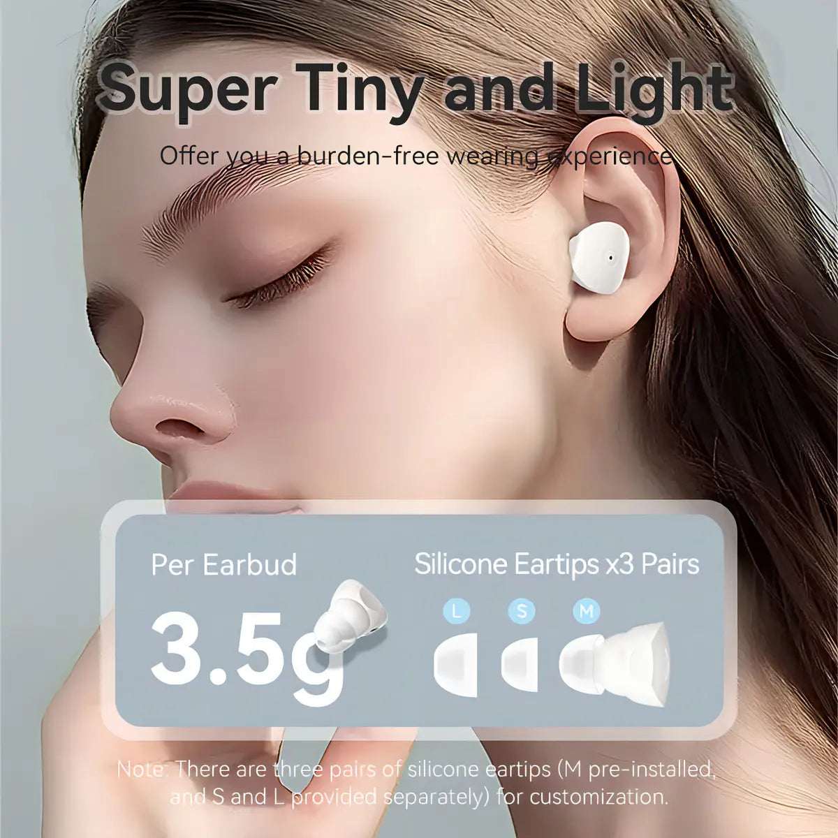 Auriculares Inear Bluetooth 5,3 Hi-fi Ipx4 Touch Vention