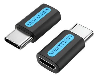 Adaptador Usb C Macho A Micro Usb Hembra Vention Negro