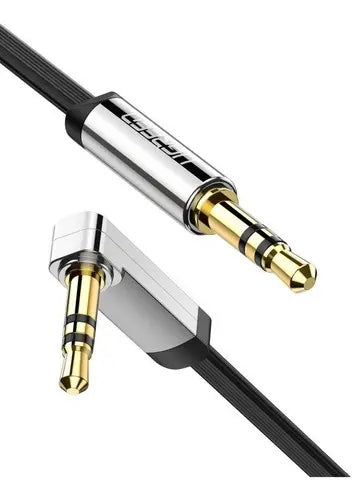 Cable De Audio Auxiliar Plug 3,5 Mm 90º En L 3m Plano Ugreen