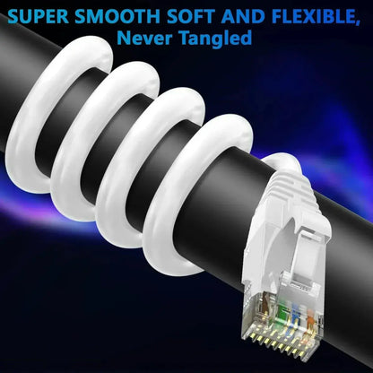 Cable De Red Cat 6 0,30 Metros Patch Cord Rj45 Evox