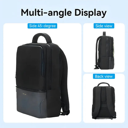 Mochila Porta Notebook Y Laptop 15,6 Ipx4 18 Litros Vention Negro Liso